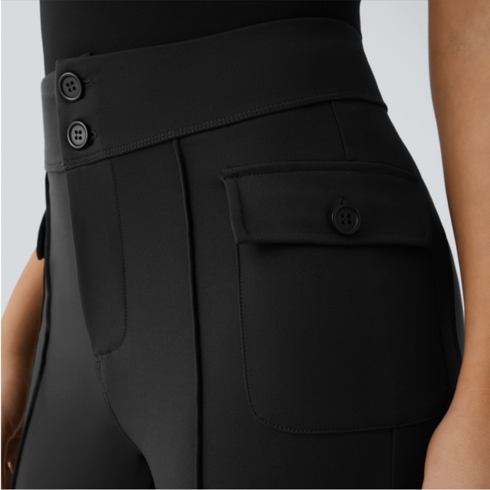 HALARA Black Boot Cut Pants - Picture 3 of 11